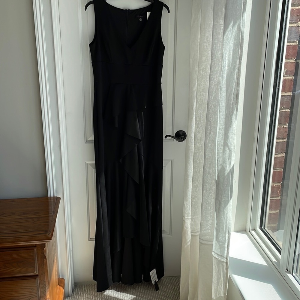 Black evening gown